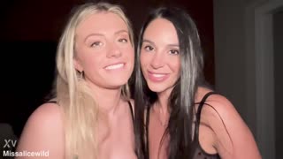 neutral threesome trailer with friends