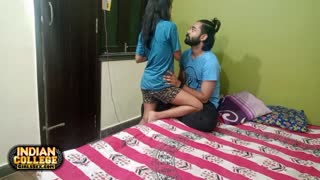 Wow! Juicy 18 Year Old Skinny Desi Girlfriend Gets Rough Fucked By Indian Hunk!