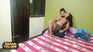 Wow! Juicy 18 Year Old Skinny Desi Girlfriend Gets Rough Fucked By Indian Hunk!