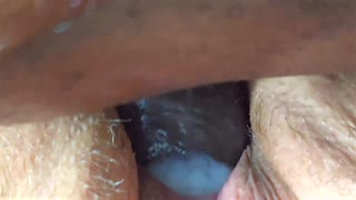 BBW SSBBW bettelt, nicht reinzukommen, während ihre fette Muschi mich trocken saugt