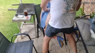 Fuck buddies switch from mutual masturbation to balls deep doggystyle cum on ass