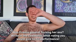 Anal creampie audition: Franco pounds that tight ass hard