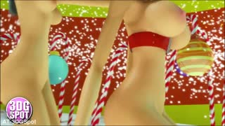 3DGSpot Tawarkan Penari Bimbo Natal XXX Payudara Besar Animasi 3D Liar