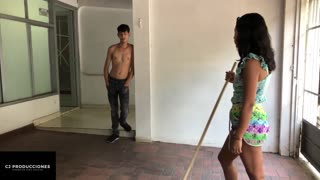 skinny latina gamer slides huge hard cock deep into shaved juicy vagina