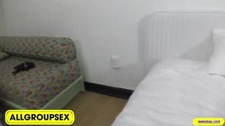 Avalon Mira's Tattooed Body Takes Double Vaginal and Massive Tits Threesome Pound