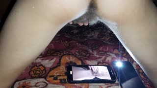 Watching Girlfriend Masturbate Hard While Shooting Her Porn Video