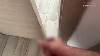 blonde amateur moans during rough bedroom pussy pounding