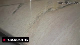 😜 chloe rose in soccer uniform gets side fucked by stepdad with vibrator and swallow