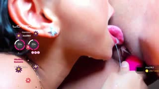 Lezbiyenler Am Yalayarak Yüksek İnlemelerle Orgazm Oldu