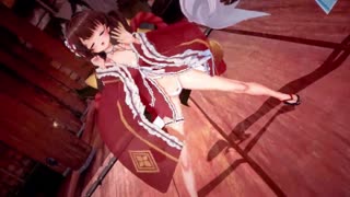 ਹੈਏ, ਅਜ਼ੁਰ ਲੇਨ ਬੇਬਜ਼ ਸਟੀਮੀ 3ਡੀ ਹੈਂਟਾਈ ਐੱਮਐੱਮਡੀ ਡਾਂਸ ਵਿੱਚ ਵਾਈਲਡ