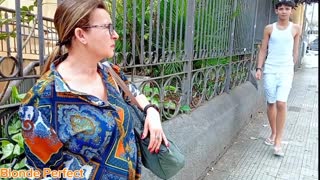 busty brazilian housewife gets her pussy eaten by slim roommate guy in kitchen