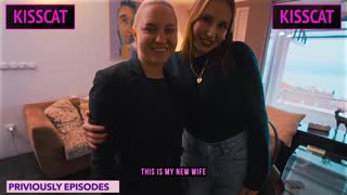 😈 tattooed busty milf takes mmf threesome pounding in bed with wet blowjob creampie finish in pussy and mouth 💦