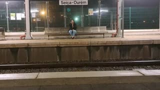 heart racing public train station fuck with stranger outdoors