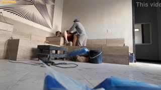 Construction Mason Pounds Bosses Hard Without Removing His Uniform