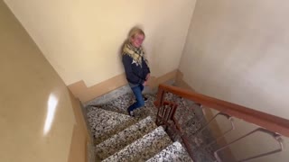 Hot Wife Caught Sucking Neighbor in Laundry Room for a Mouthful of Cum