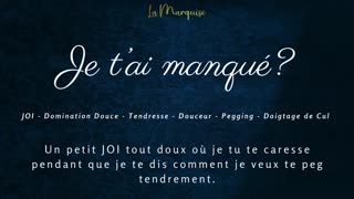 french audio porn joi pegging session asks did you miss me