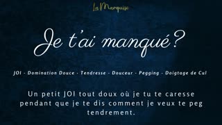 french audio porn joi pegging session asks did you miss me