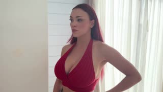 uhh, panty thief caught n punished by stepmom’s tight grip