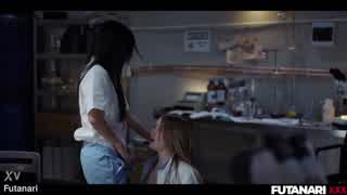 shemale scientist grows futa cock infects lab fucks russian girl creampie