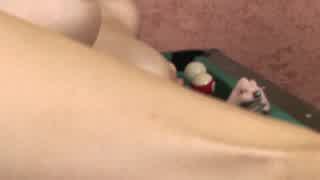 Busty Milf Tests Pool Table for Intense Pussy Fucking and Creampie Riding