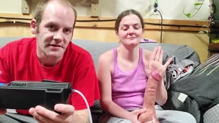 Couples toy review of 9.5 hismith ejaculating dildo