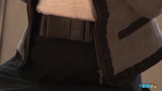 bound petite asian warms up for wild group pounding