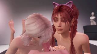 two classmates turn swingers in wild FFM threesome action!