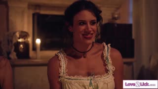 Busty Milf Spirit Craves Urgent Lesbian Pussy Licking Frenzy!