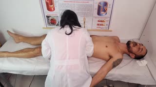 oh man, i’m so nervous... seeing that huge thing get hard in the hospital!