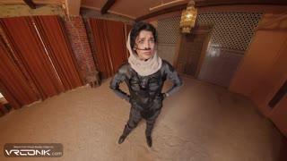VR Conk: Brunette Chani in Uniform Acts in Dune Cosplay Parody pt.3