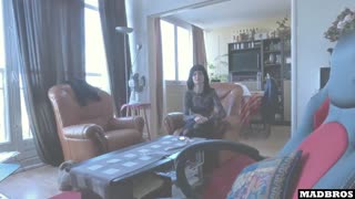 Fata goth franceză drăguță futută dur anal de BBC ejaculează toată ziua