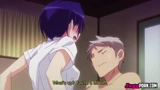 Seksi kaunis opiskelija pamauttaa luokkakaverinsa paksua vartta villissä hentai-aktiossa