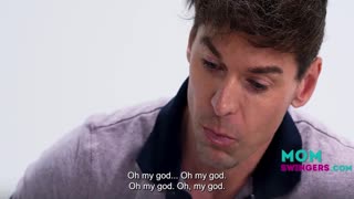 blonde milfs swap pounding partners on air