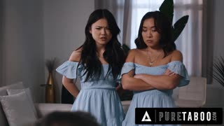 Hej, Pure Taboo Asijské Holky Lulu Chu & Kimmy Kimm V Divokém Fantazijním Threesome! 🔥