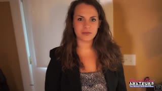 Busty brunette milf Lilly M rims ass deepthroats cock and takes anal gape