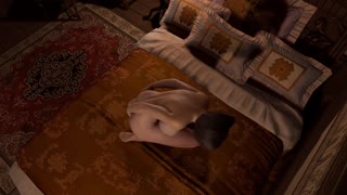 큰 가슴 3D 헨타이 여자가 보지 항문 손가락질!