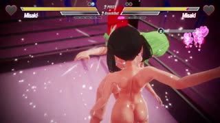 Lesbian pussy fingering squirt battle