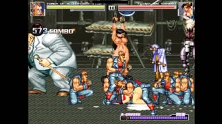 mai shiranui endures endless gangbang doggystyle creampies in hentai mugen orgy