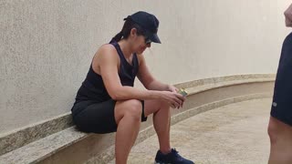 lesbian loses football bet and pays mechanic friend