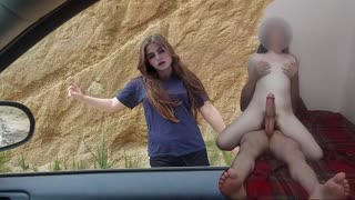 Petite 18+ Latina aus Tijuana gibt Fremdem engen Arsch für Cash Creampie