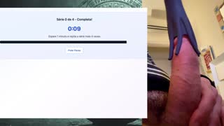 Exercise Session for a Strong, Fat 19 cm Cock Built to Last Hours