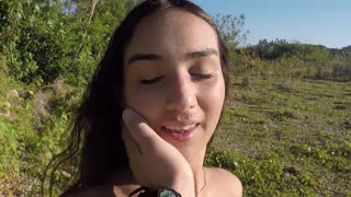 Petite 18+ Overwhelmed by Monster Cock Fuck in Swamp
