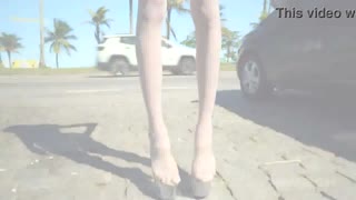 Ob Honey zeigt alles auf Straße, dann DAP-Anal von drei Monster-Schwänzen