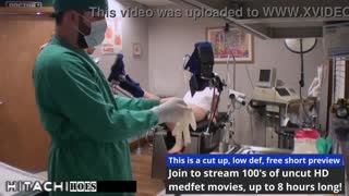 신입생 데스티니 DOA, 라텍스 간호사에게 강제 히타치 오르가즘 견디다