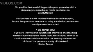 Freshman Destiny DOA Endures Forced Hitachi Orgasm by Nurse in Latex