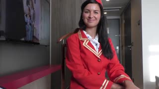 Air Hostess Katie Oliver Casting