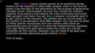 哇！Eclipse-9游戏#1角色创建机器性爱开干