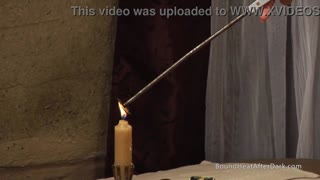 Bound Lesbian Slave Fingers Pussy to Orgasm Craving Mistress's Touch