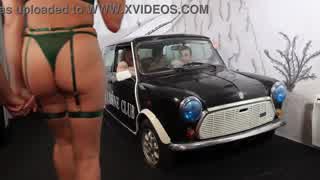six of us fit into a mini for a completely crazy orgy with joss