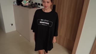 hey my asian neighbor from sex-dater site showed up to fuck super hard